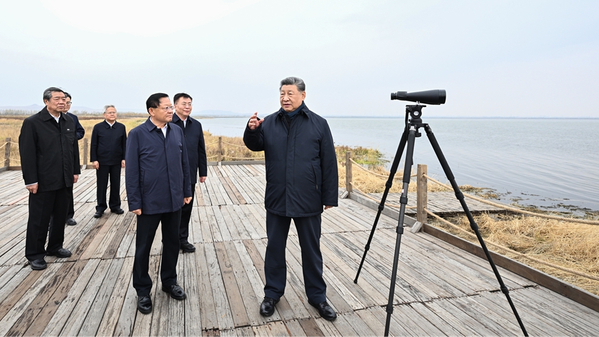习近平在内蒙古乌兰察布考察时强调 统筹高质量发展和高水平保护 坚定不移走生态优先绿色发展之路
